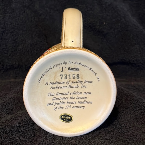 1985 Tomorrow’s Treasures Anheuser Busch Collectible Beer Stein J Series #73158 - Picture 8 of 10